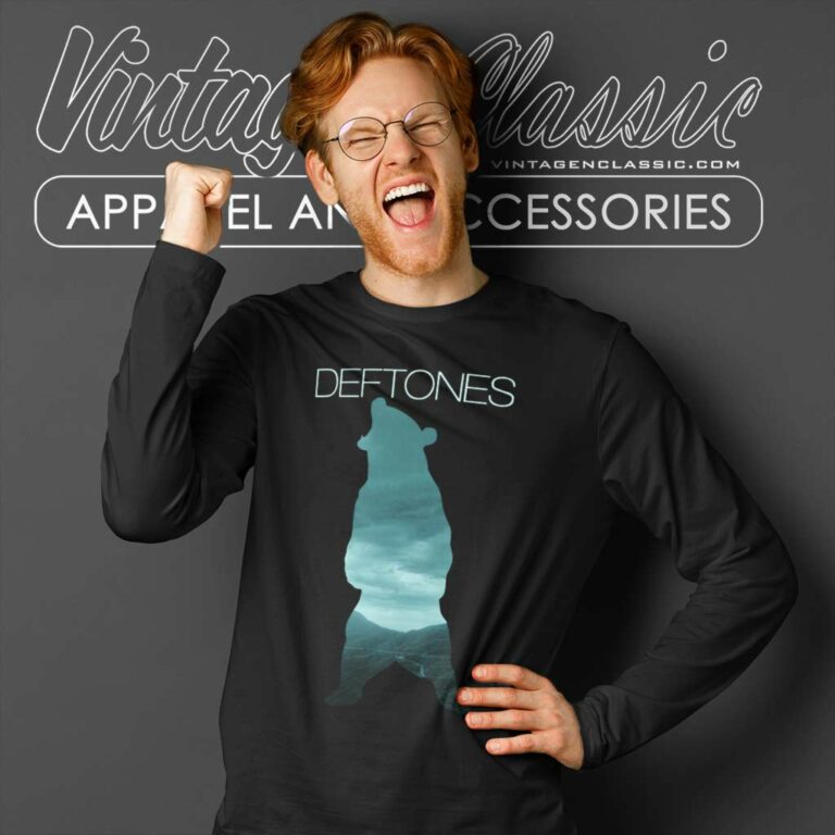 Deftones Bear Logo Long Sleeve Tee Deftones Bear Logo Long Sleeve Tee