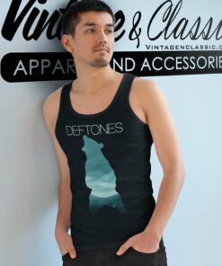 Deftones Bear Logo Tank Top Racerback