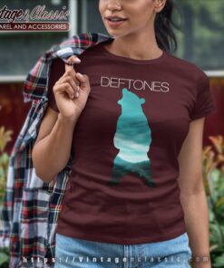 Deftones Bear Logo Women TShirt