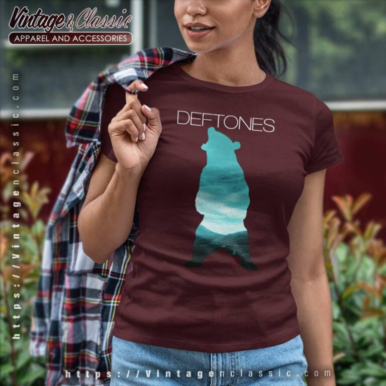 Deftones Bear Logo Women TShirt Deftones Bear Logo Women TShirt