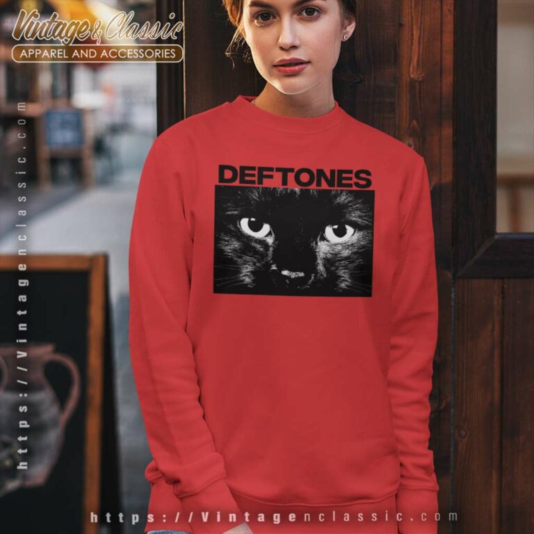 Deftones Black Cat Sweatshirt Deftones Black Cat Sweatshirt