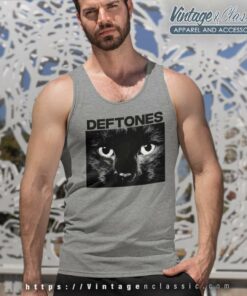 Deftones Black Cat Tank Top Racerback