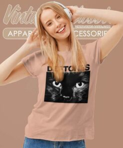 Deftones Black Cat Women TShirt