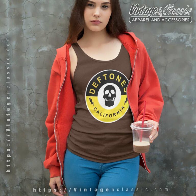 Deftones California Tank Top Racerback Deftones California Tank Top Racerback