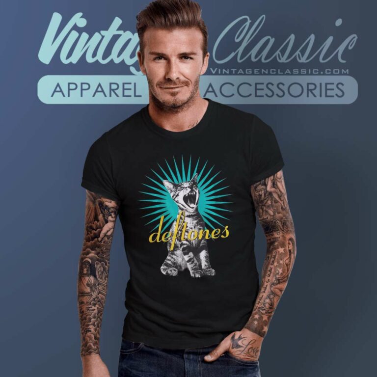 Deftones Cat Shirt Bored Promo 1995 Album Cover T Shirt Deftones Cat Shirt Bored Promo 1995 Album Cover T Shirt