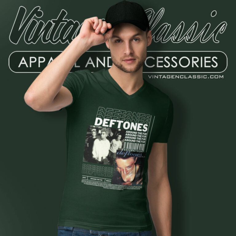 Deftones Chino Moreno V Neck TShirt Deftones Chino Moreno V Neck TShirt