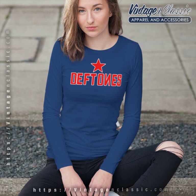 Deftones Classic Logo Long Sleeve Tee Deftones Classic Logo Long Sleeve Tee