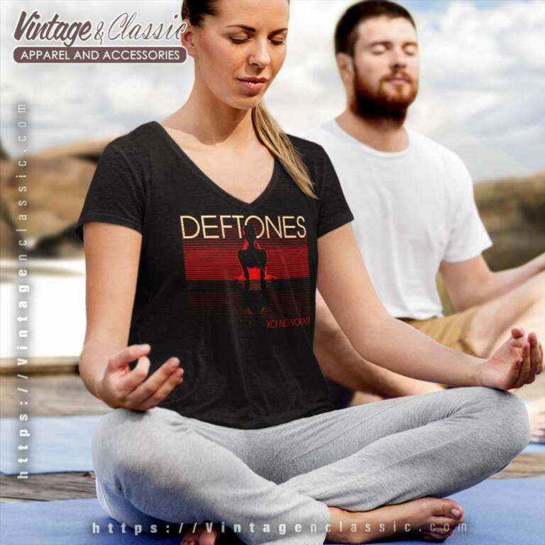 Deftones Koi No Yokan V Neck TShirt Deftones Koi No Yokan V Neck TShirt