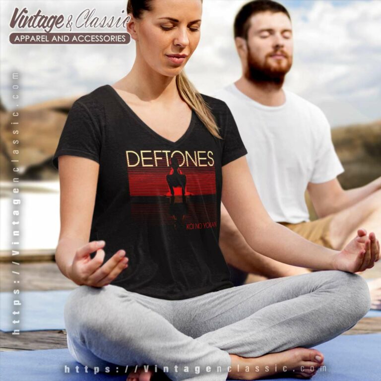 Deftones Koi No Yokan V Neck TShirt Deftones Koi No Yokan V Neck TShirt