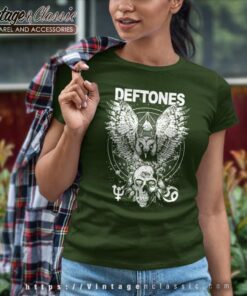 Deftones Owl And Skull Women TShirt