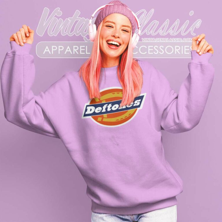 Deftones Rip Off Dickies Logo Sweatshirt Deftones Rip Off Dickies Logo Sweatshirt