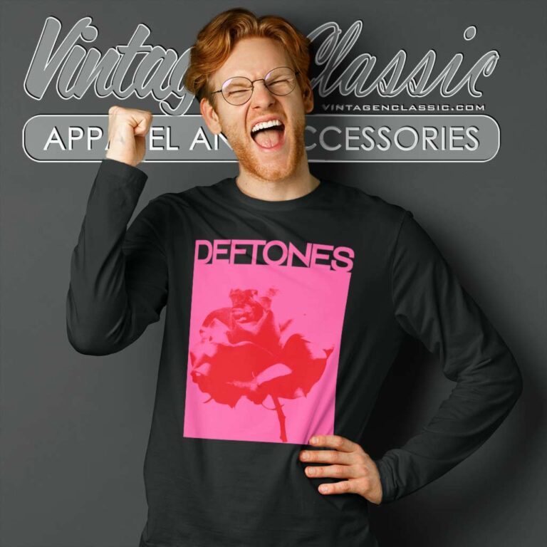 Deftones Rose Long Sleeve Tee Deftones Rose Long Sleeve Tee