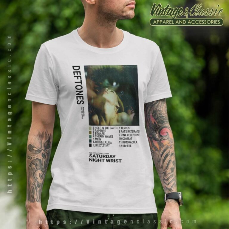 Deftones Saturday Night Wrist T Shirt Deftones Saturday Night Wrist T Shirt