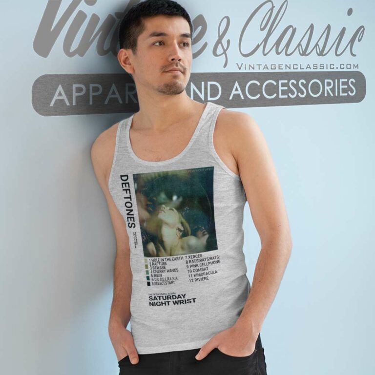 Deftones Saturday Night Wrist Tank Top Racerback Deftones Saturday Night Wrist Tank Top Racerback