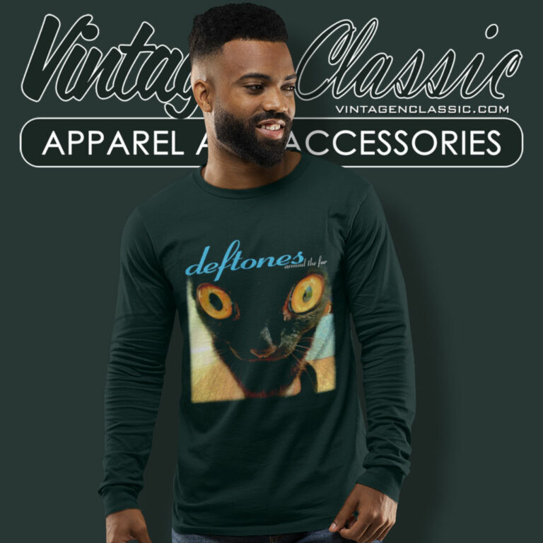 Deftones Shirt Around The Fur Cat Long Sleeve Tee Deftones Shirt Around The Fur Cat Long Sleeve Tee