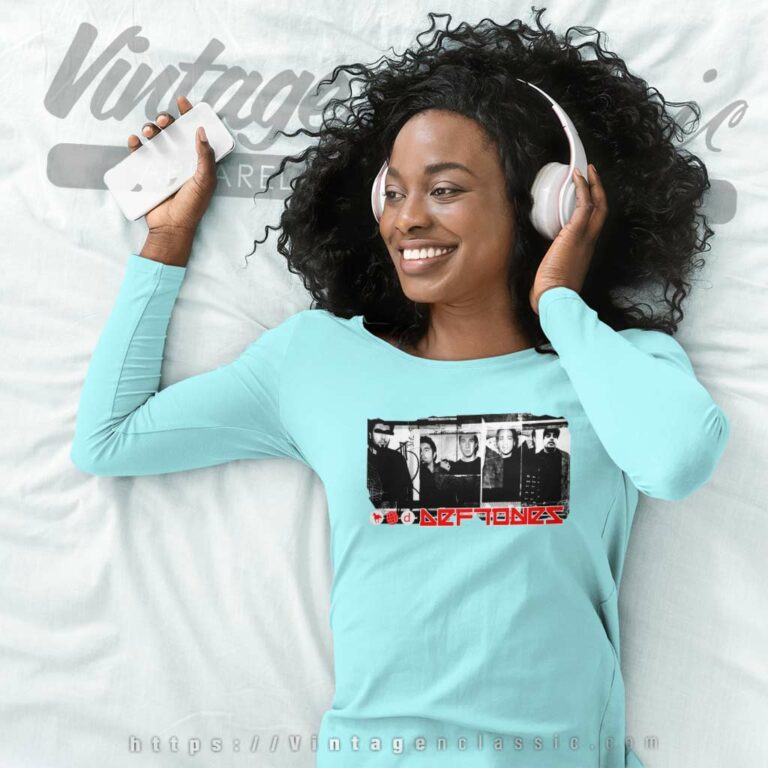 Deftones Shirt White Pony 2000 Tour Long Sleeve Tee Deftones Shirt White Pony 2000 Tour Long Sleeve Tee