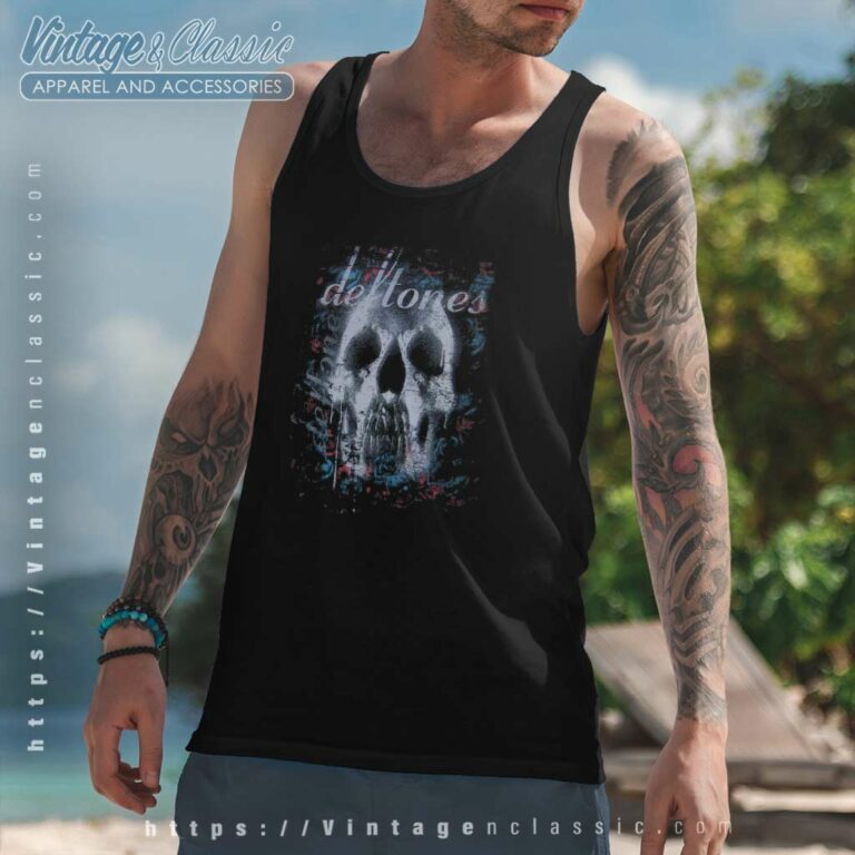 Deftones Skull Tank Top Racerback Deftones Skull Tank Top Racerback