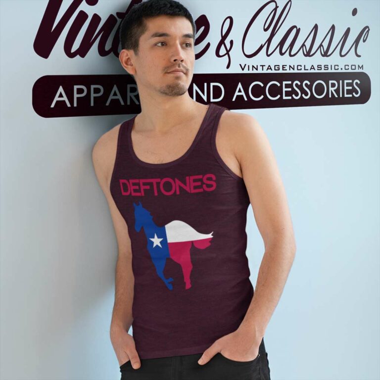 Deftones Texas Tank Top Racerback Deftones Texas Tank Top Racerback