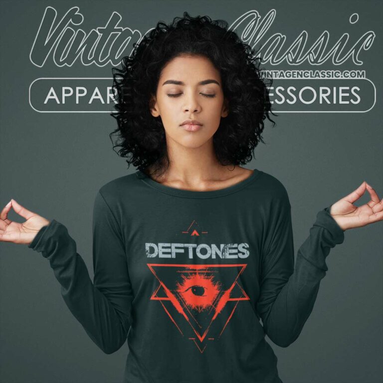 Deftones Triangle Eye Long Sleeve Tee Deftones Triangle Eye Long Sleeve Tee