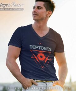 Deftones Triangle Eye V Neck TShirt