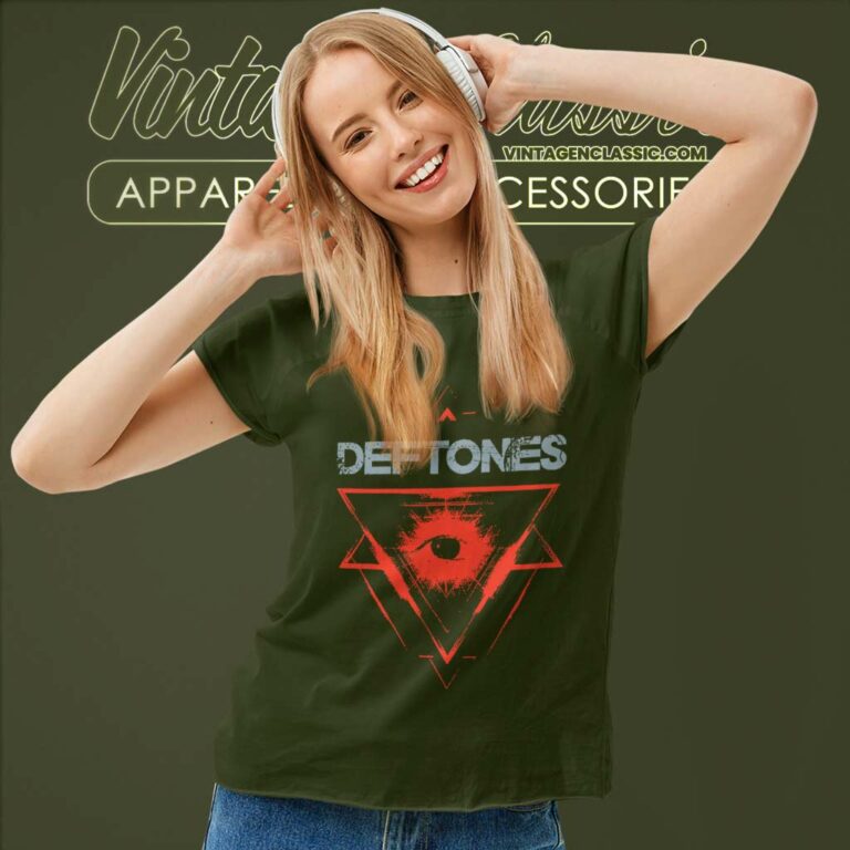 Deftones Triangle Eye Women TShirt Deftones Triangle Eye Women TShirt