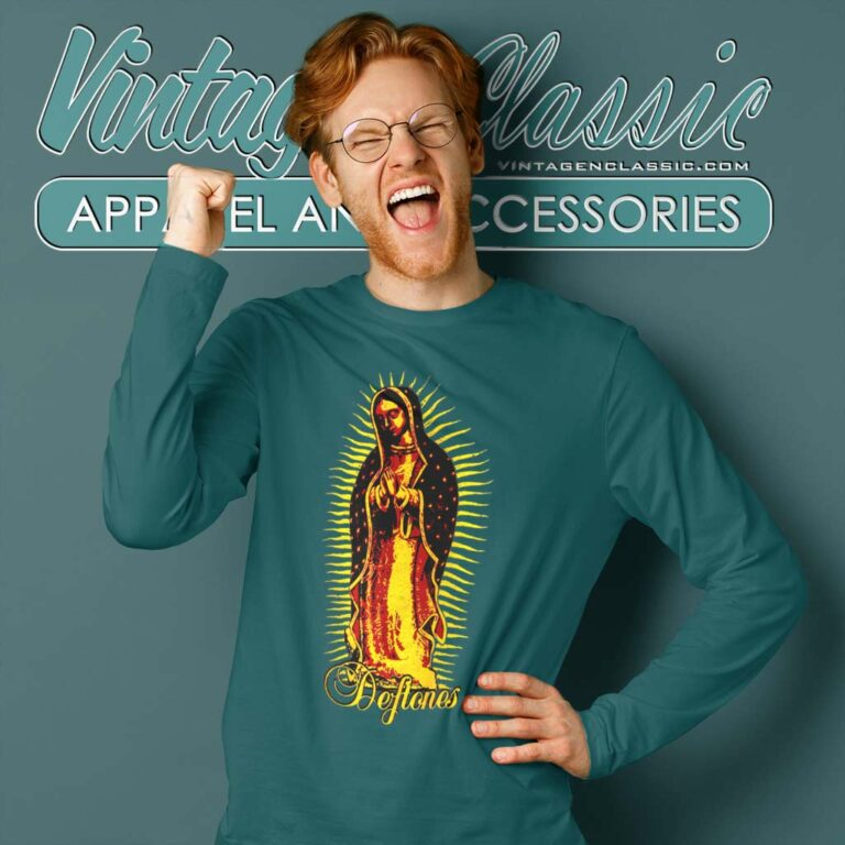 Deftones Virgin Mary Long Sleeve Tee Deftones Virgin Mary Long Sleeve Tee