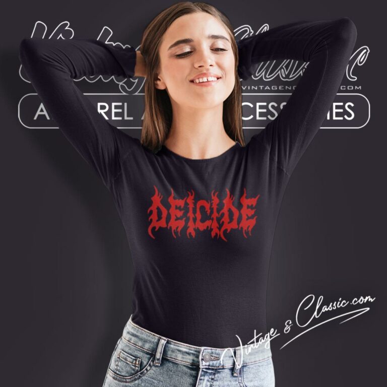 Deicide Devils Music Long Sleeve Tee Deicide Devils Music Long Sleeve Tee