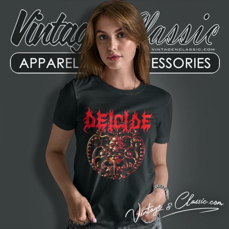 Deicide Medallion Women T Shirt Deicide Medallion Women T Shirt