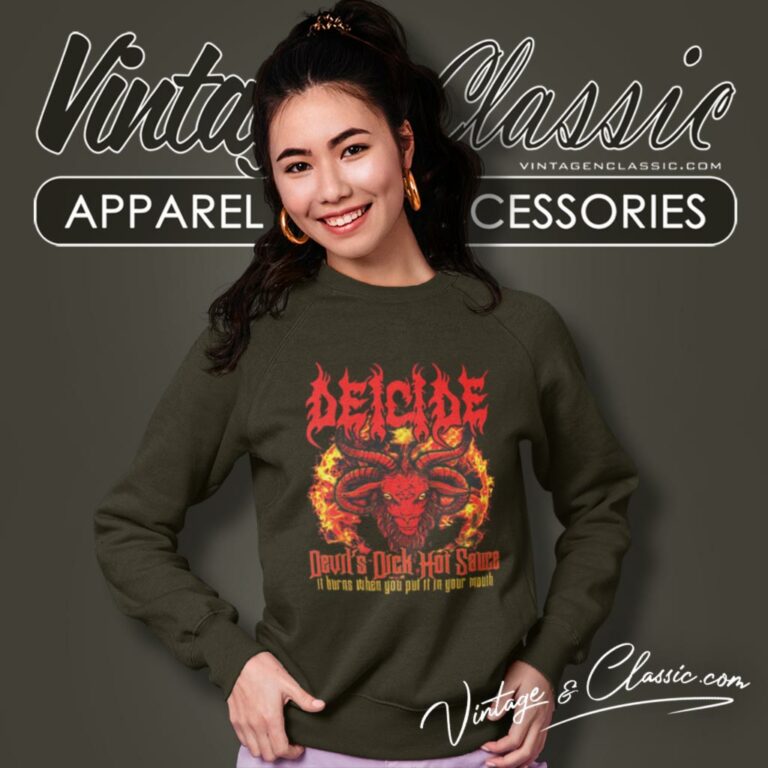 Deicide Shirt Devils Dick Hot Sauce Sweatshirt Deicide Shirt Devils Dick Hot Sauce Sweatshirt