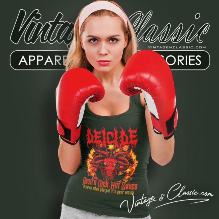 Deicide Shirt Devils Dick Hot Sauce Tank Top Racerback Deicide Shirt Devils Dick Hot Sauce Tank Top Racerback