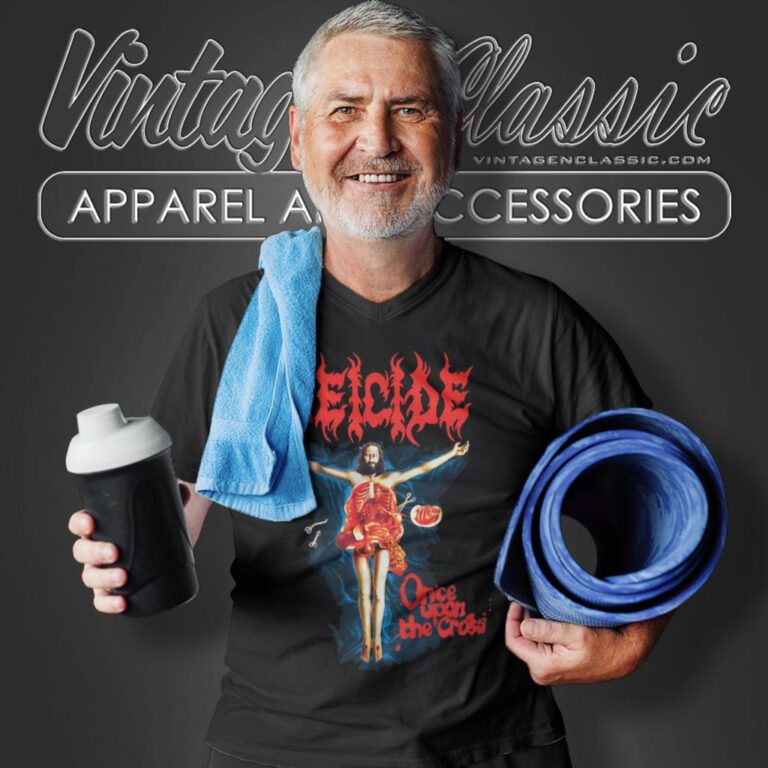 Deicide Shirt Uncensored Once Upon The Cross V Neck TShirt Deicide Shirt Uncensored Once Upon The Cross V Neck TShirt