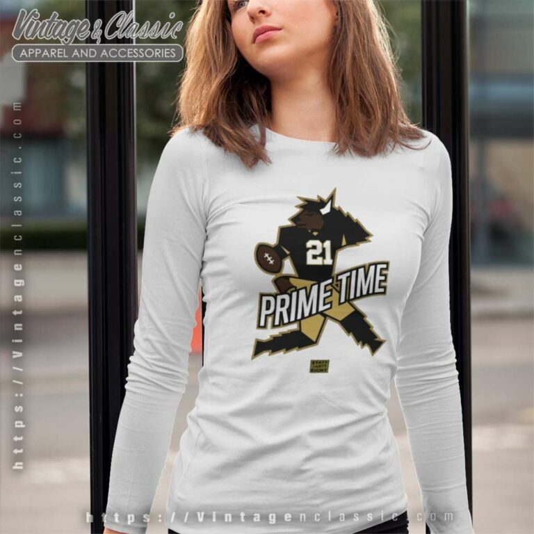 Deion Sanders Coach Prime Colorado Football Long Sleeve Tee Deion Sanders Coach Prime Colorado Football Long Sleeve Tee