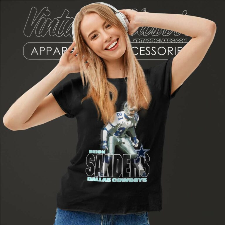 Deion Sanders Dallas Cowboys Women TShirt Deion Sanders Dallas Cowboys Women TShirt