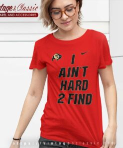 Deion Sanders I Aint Hard 2 Find Nike Colorado Buffaloes Women TShirt