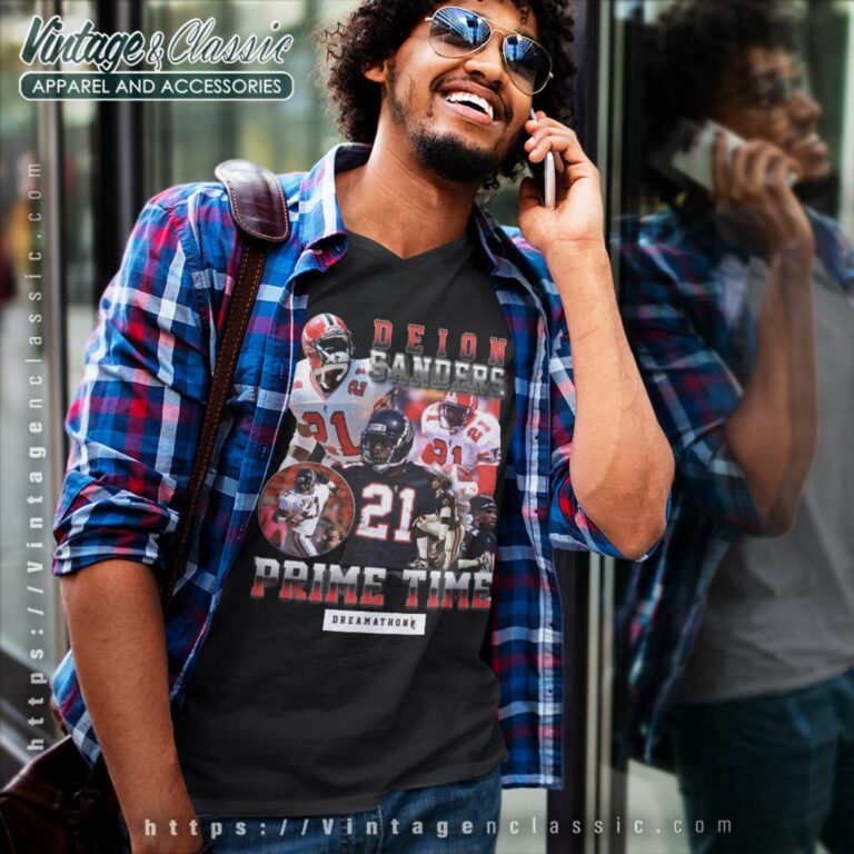 Deion Sanders Prime Time T shirt Tyrann Mathieu Wearing V Neck TShirt Deion Sanders Prime Time T shirt Tyrann Mathieu Wearing V Neck TShirt