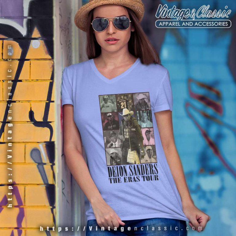 Deion Sanders The Eras Tour Shirt Colorado Football V Neck TShirt Deion Sanders The Eras Tour Shirt Colorado Football V Neck TShirt