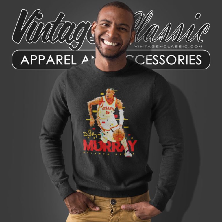 Dejounte Murray Atlanta Hawks Player Sweatshirt Dejounte Murray Atlanta Hawks Player Sweatshirt