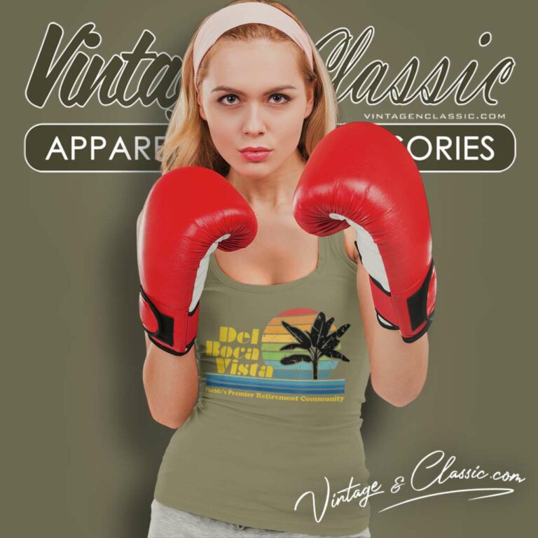 Del Boca Vista Funny Retirement Community Tank Top Racerback Del Boca Vista Funny Retirement Community Tank Top Racerback