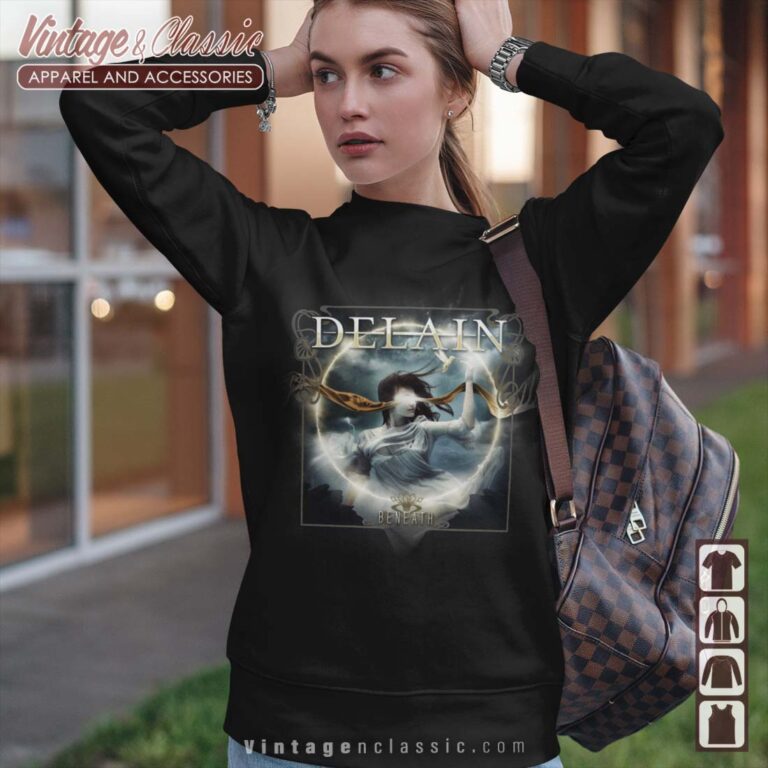 Delain Beneath Single Cover Art Sweatshirt Delain Beneath Single Cover Art Sweatshirt