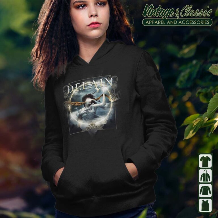 Delain Beneath Single Cover Art Youth Hoodie Delain Beneath Single Cover Art Youth Hoodie