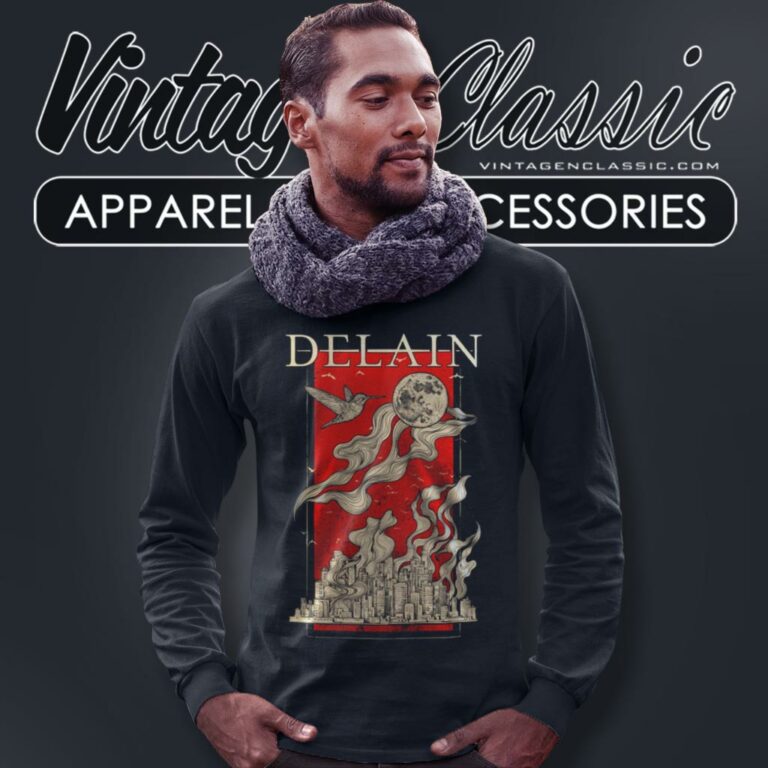 Delain Burning City Long Sleeve Tee Delain Burning City Long Sleeve Tee
