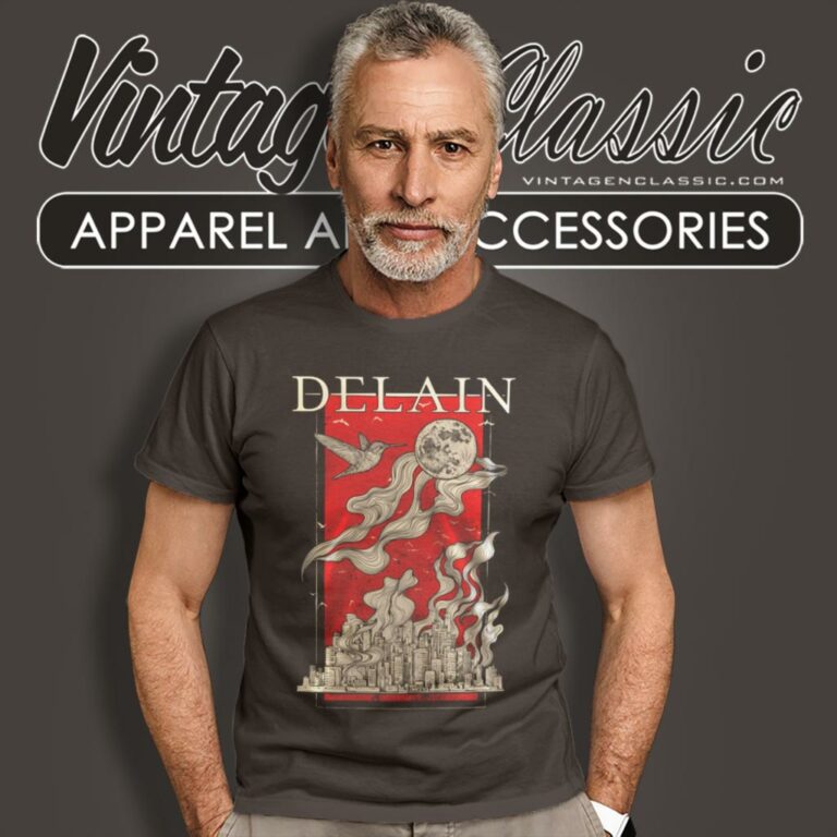 Delain Burning City T Shirt Delain Burning City T Shirt