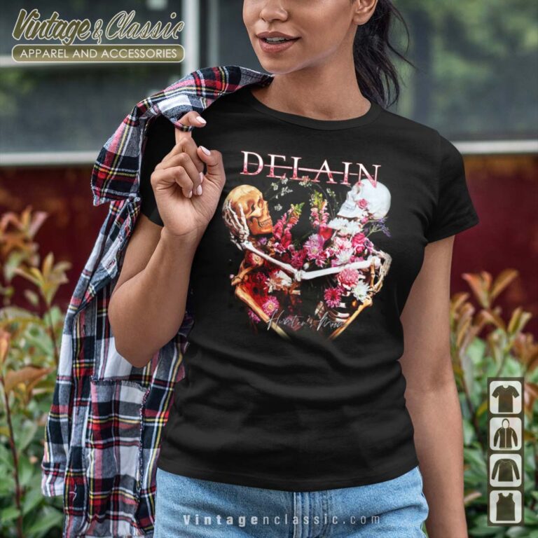 Delain Hunters Moon Album Cover Art T shirt Delain Hunters Moon Album Cover Art T shirt