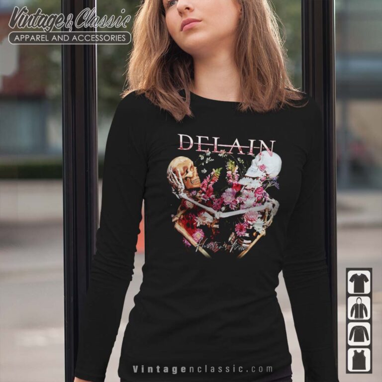 Delain Hunters Moon Album Cover Art longsleevs Delain Hunters Moon Album Cover Art longsleevs