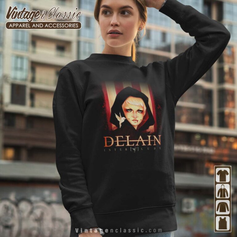 Delain Interlude Album Cover Art Sweatshirt Delain Interlude Album Cover Art Sweatshirt