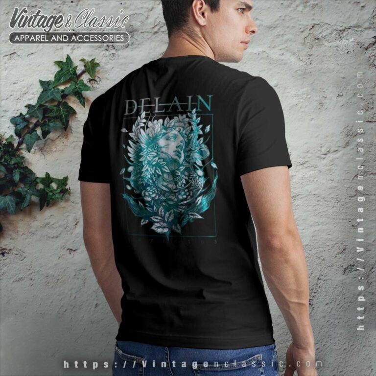 Delain Ludovico Cioffi Art Shirt Artwork On Back T Shirt Back Side Delain Ludovico Cioffi Art Shirt Artwork On Back T Shirt Back Side