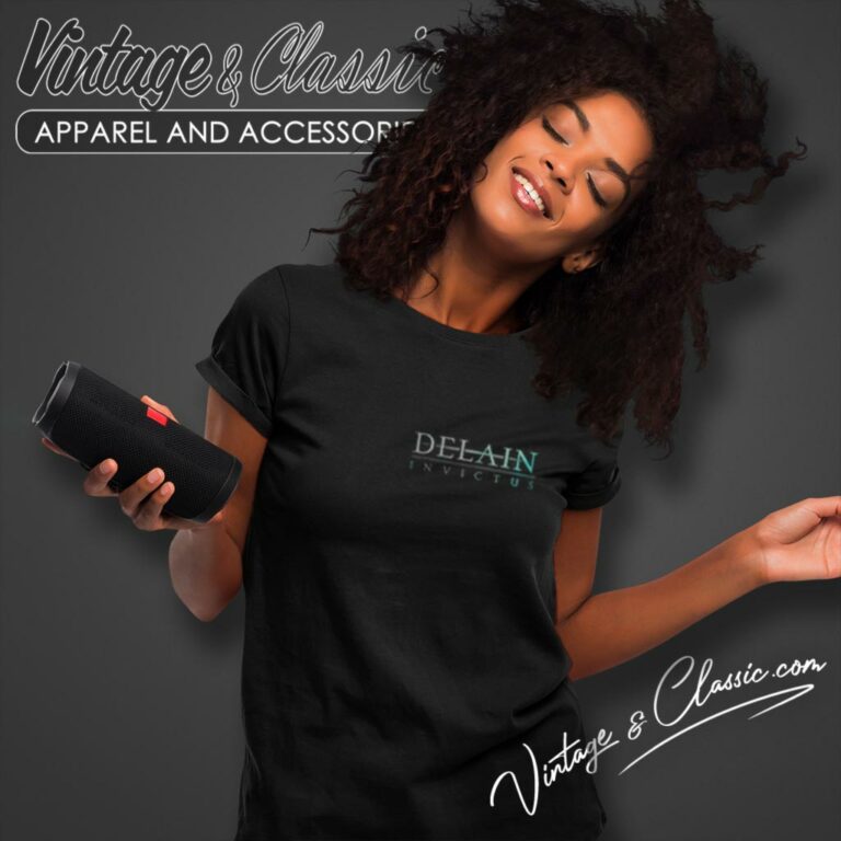 Delain Ludovico Cioffi Art Shirt Artwork On Back Women T Shirt Delain Ludovico Cioffi Art Shirt Artwork On Back Women T Shirt