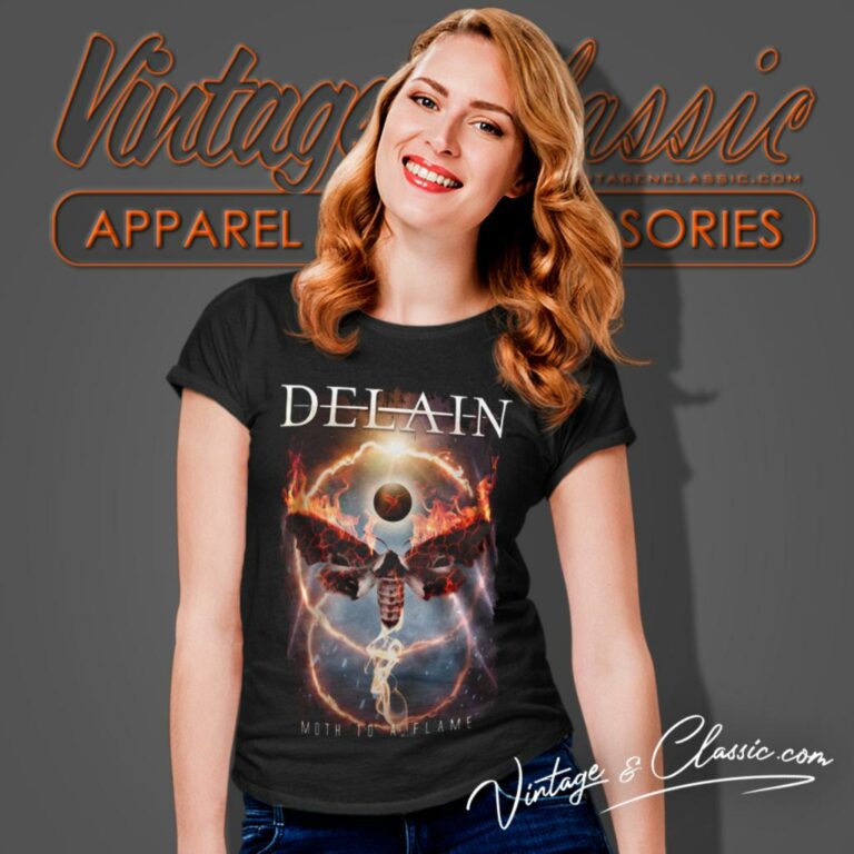 Delain Moth To A Flame Women T Shirt Delain Moth To A Flame Women T Shirt