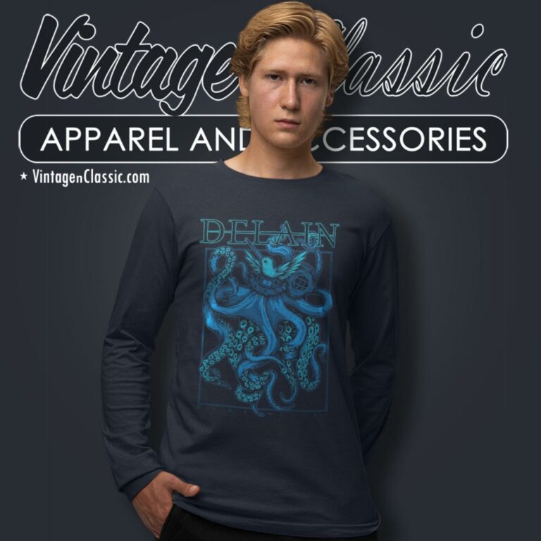 Delain Shirt Dark Waters Over Europe Act Ii Long Sleeve Tee Delain Shirt Dark Waters Over Europe Act Ii Long Sleeve Tee