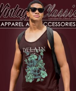 Delain Shirt Skulls Europe Tour 2023 Tank Top Racerback